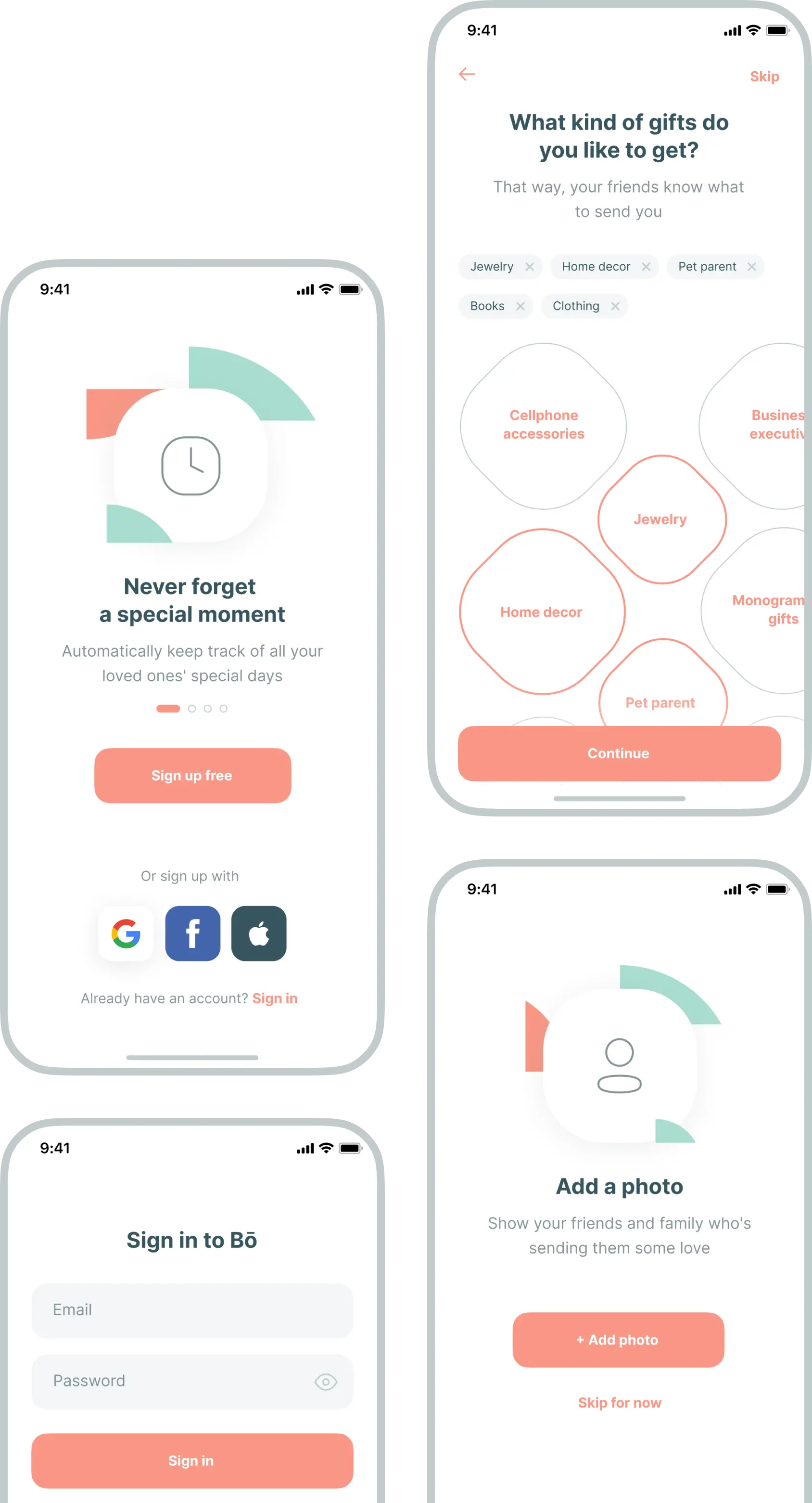 Automatically keep track of all your loved ones' special days