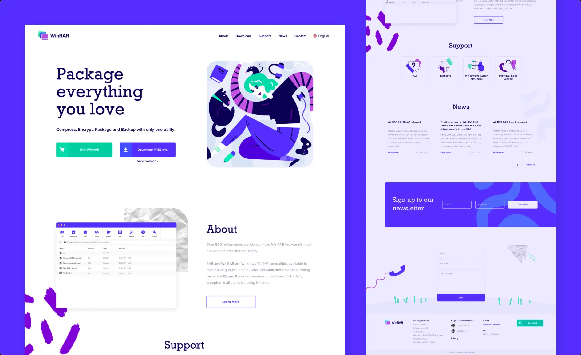 Rebranding Concept for WinRAR – The Most Famous File Compression Software