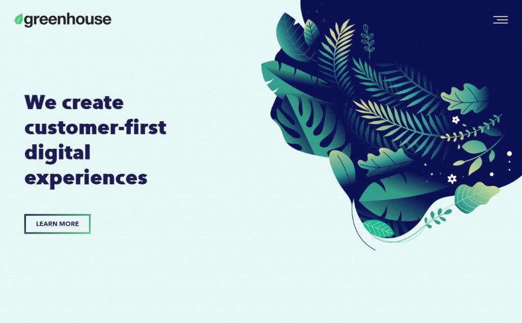Blue and Green Web Page Design Inspirations 10