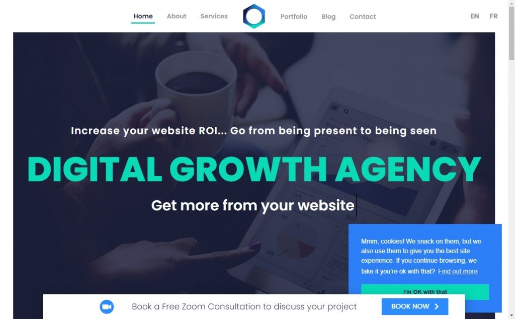 The Best Indigo Websites with Great Color Strategies 24