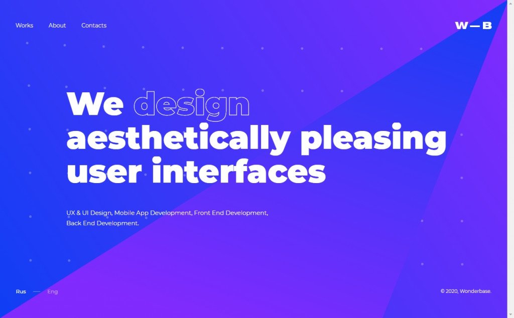 Wonderful Blue and Purple Web Page Designs for Inspiration 6