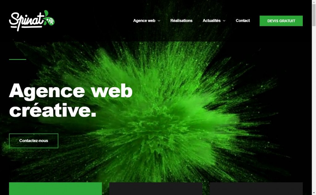 Blue and Green Web Page Design Inspirations 4