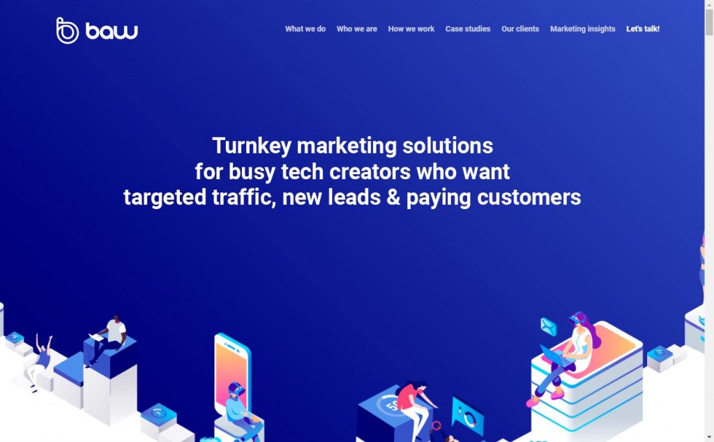 Wonderful Blue and Gold Web Designs for Inspiration 6