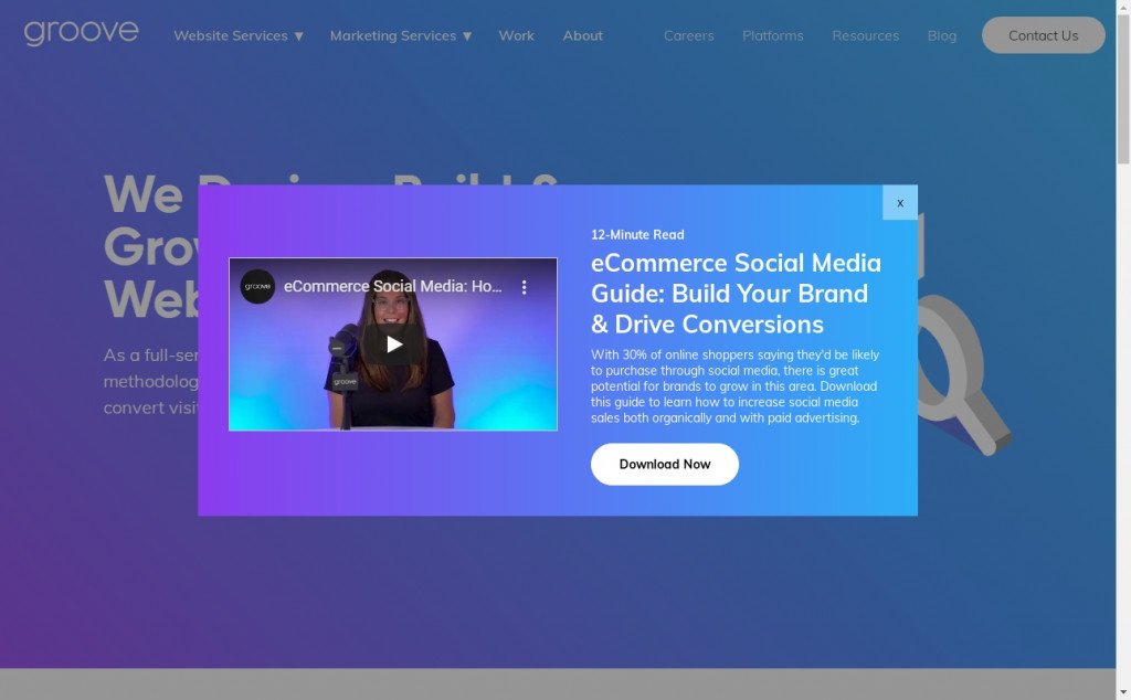 Wonderful Blue and Purple Web Page Designs for Inspiration 9