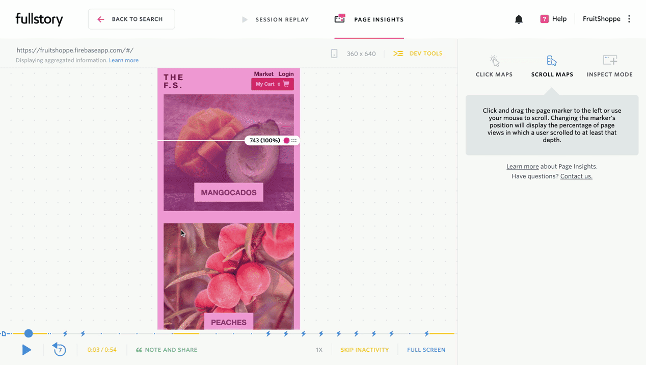 mobile app analytics tools - fullstory