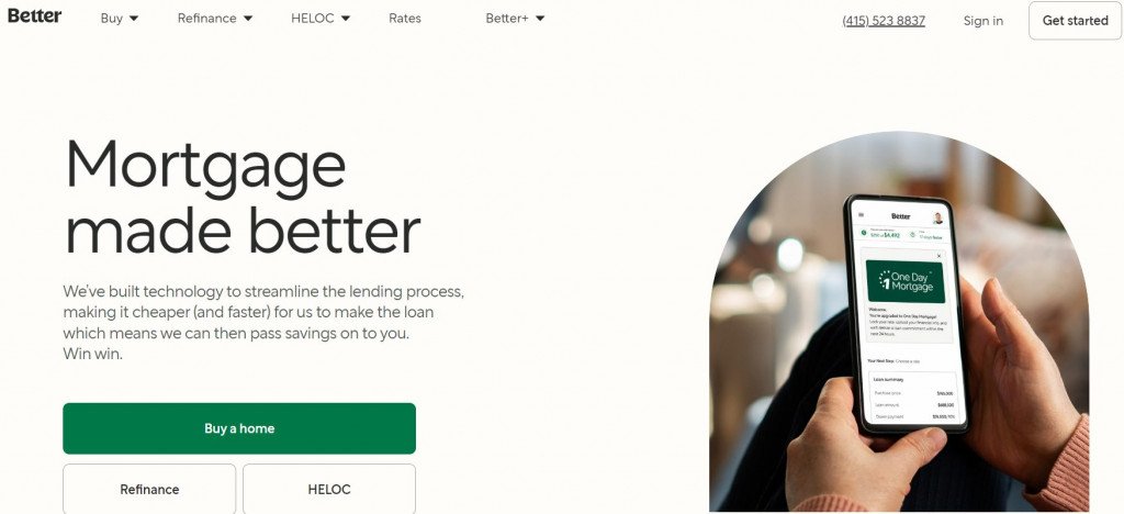 Examples of Inspirational Mortgage Websites 3