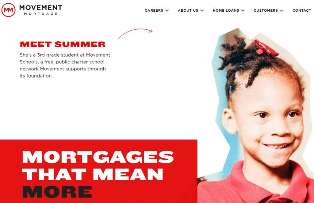 Examples of Inspirational Mortgage Websites 14
