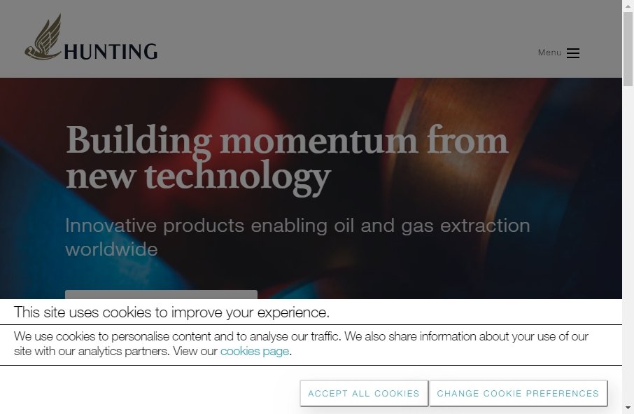 9 Examples of Inspirational Hunting Websites 2