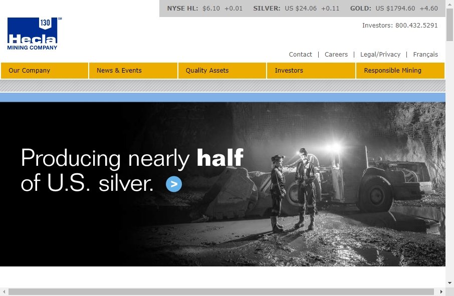 15 Mining Website Examples to Inspire Your Site 3