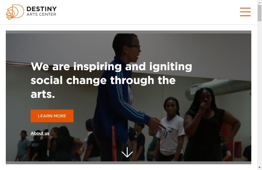 12 Arts Website Examples to Inspire Your Site 9