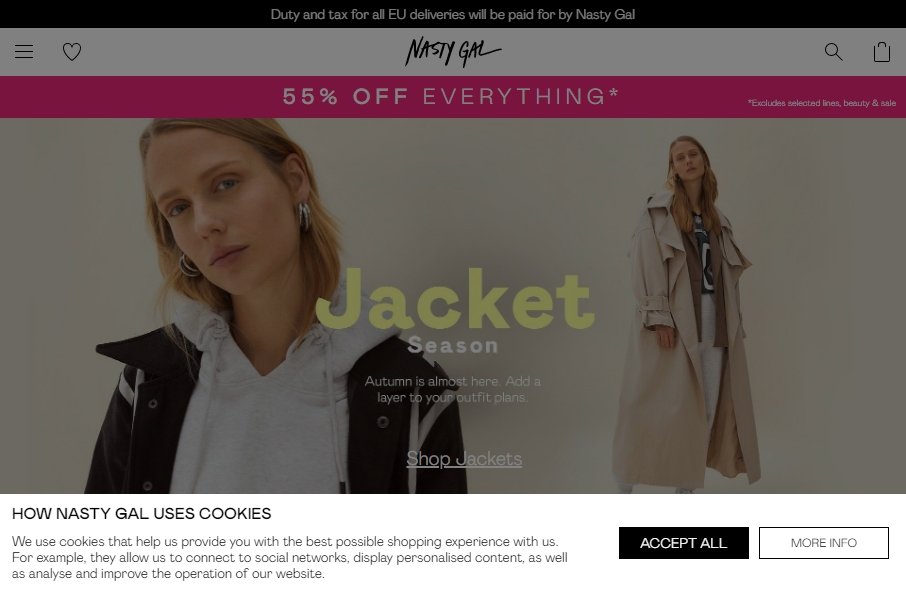 11 Fashion Website Examples to Inspire Your Site 12