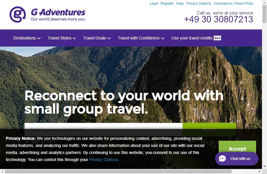 18 Best Travel Website Design Examples for 2023 13