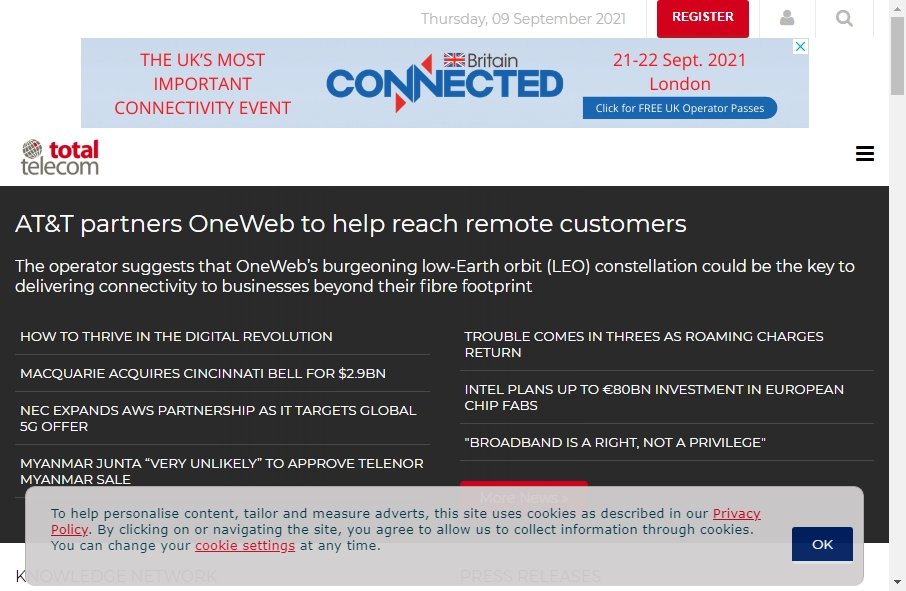 Telecom Website Design 15