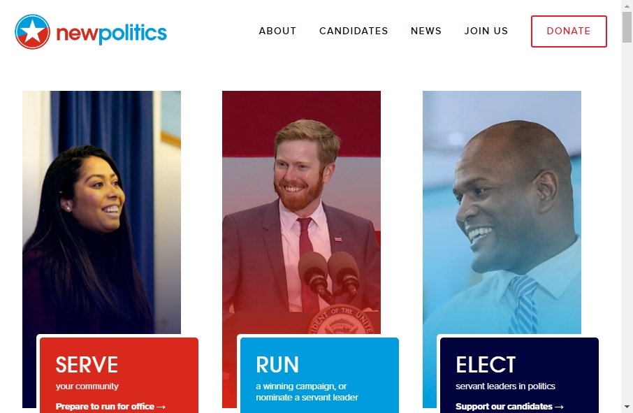 10 Examples of Politics Websites With Fantastic Designs 3