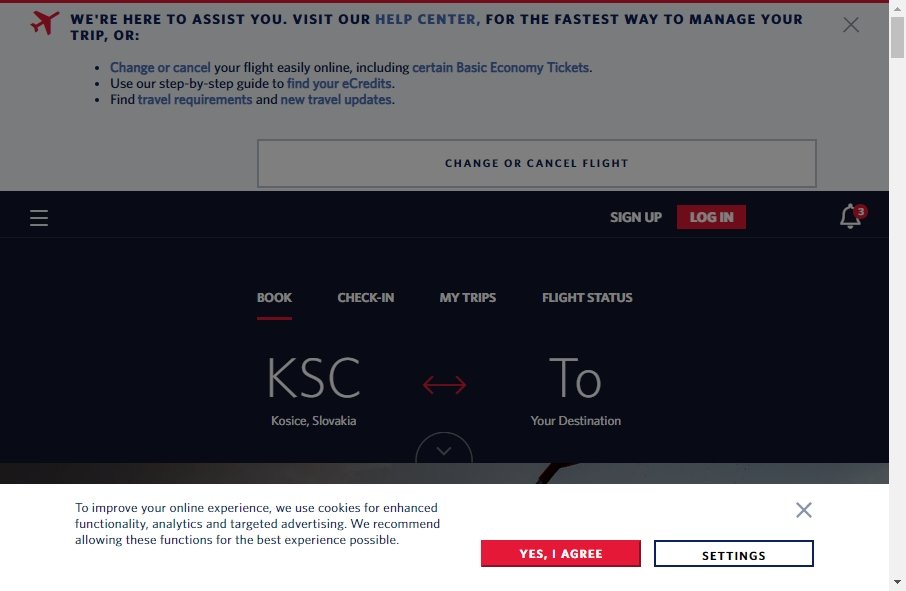 8 Examples of Inspirational Airlines Websites 4