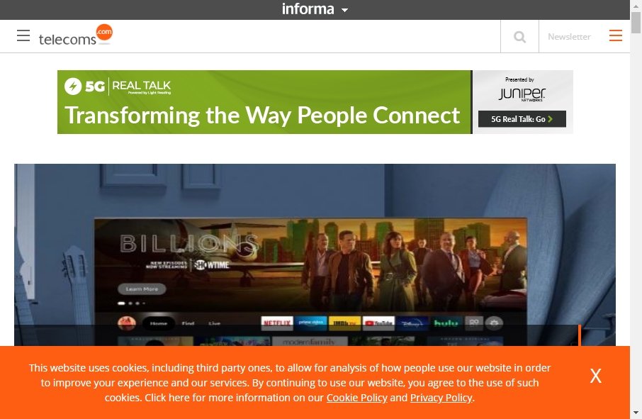 Telecom Website Design 4