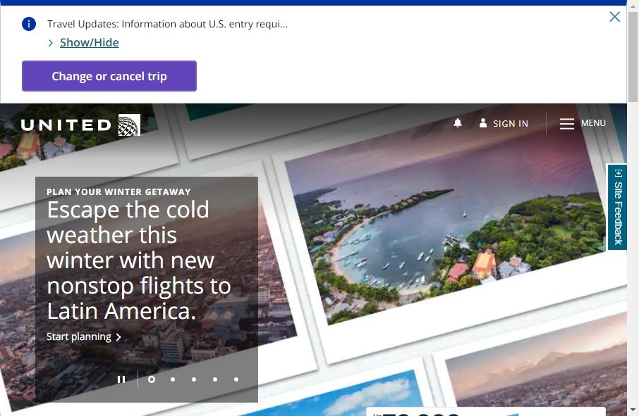 8 Examples of Inspirational Airlines Websites 5