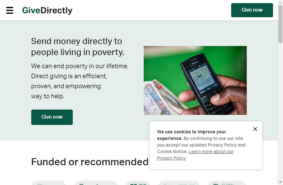 9 Examples of Non Profit Websites With Fantastic Designs 5