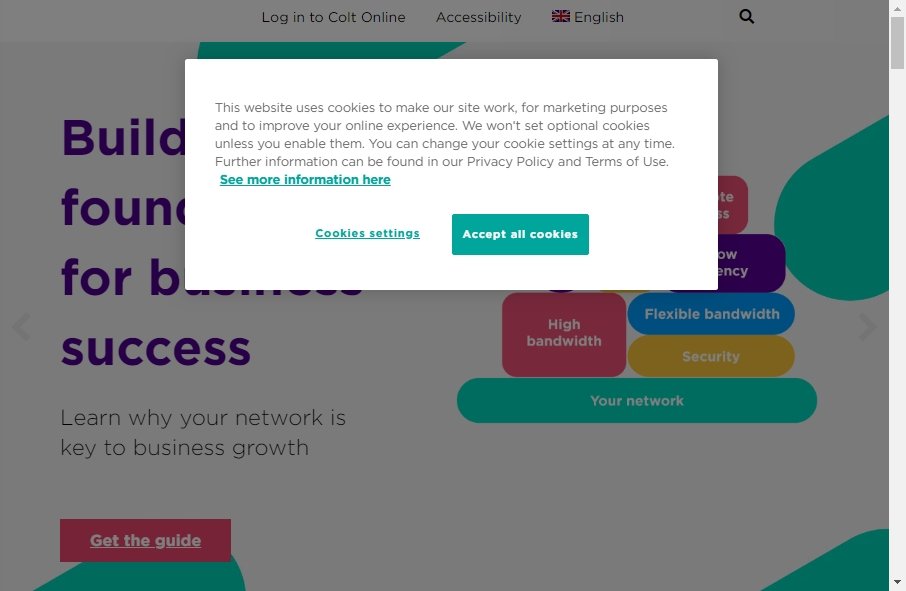 Telecom Website Design 5