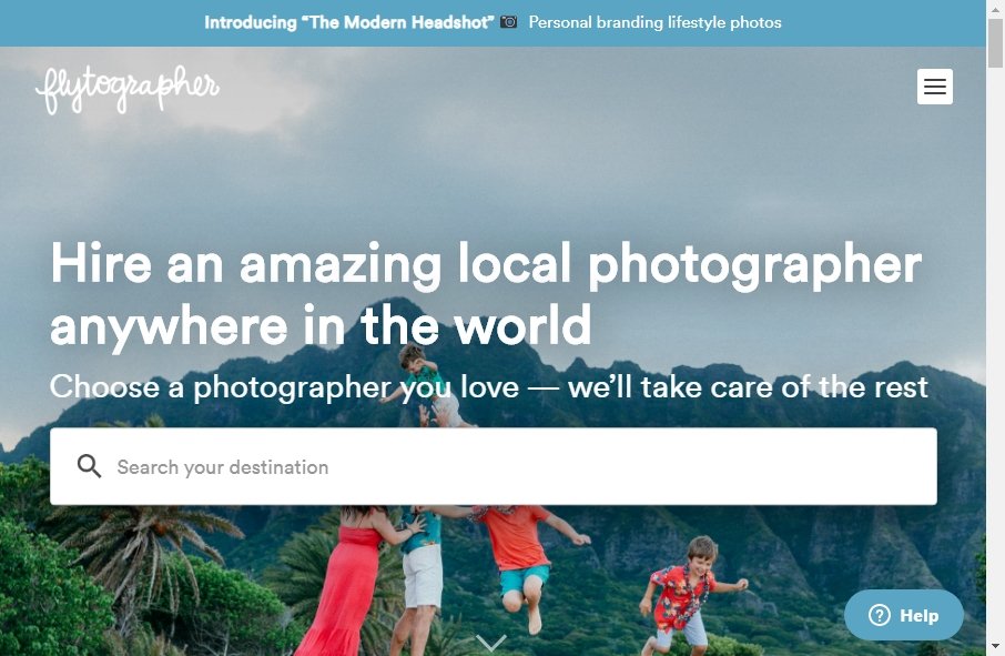 Photography Website Design 5