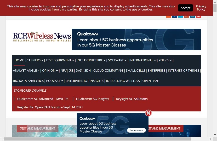Telecom Website Design 9
