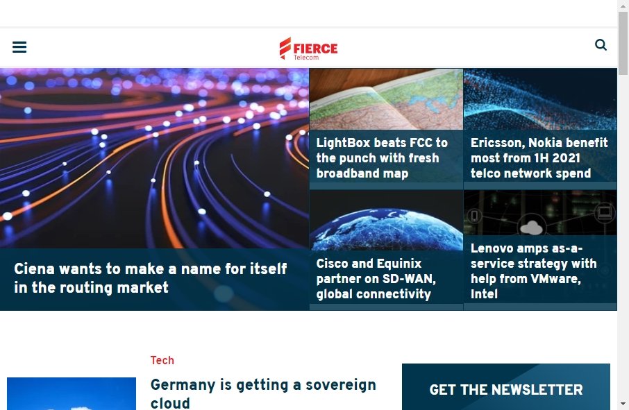 Telecom Website Design 10