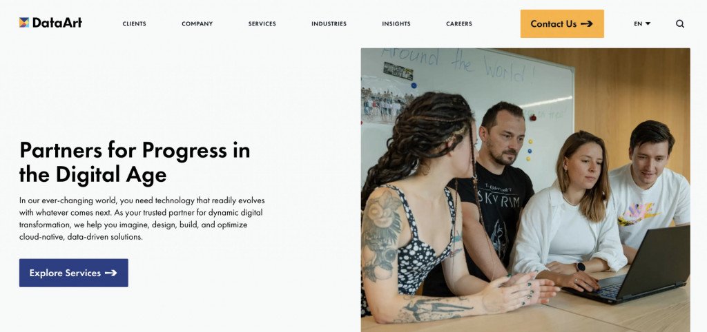 top web development companies in Ukraine - dataart