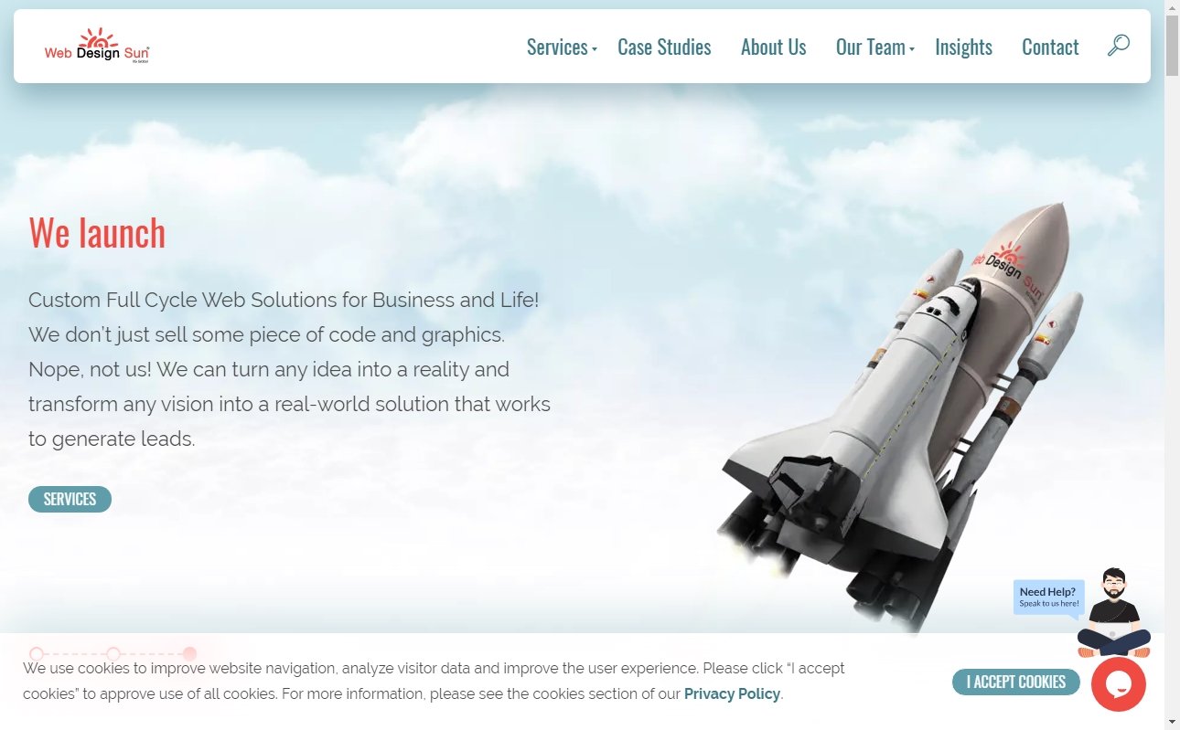web development companies in Spain - web design sun