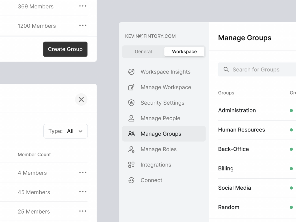 Mobile Navigation Menu Design 3