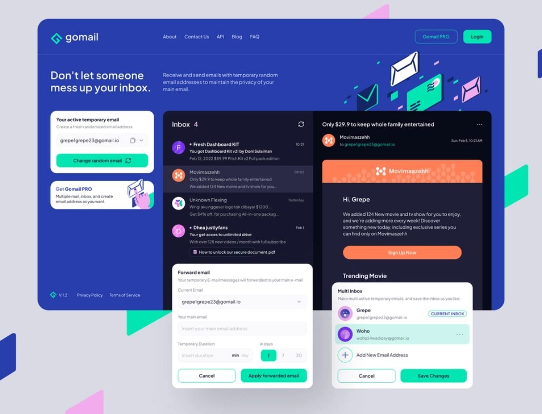 Disposable Emails App