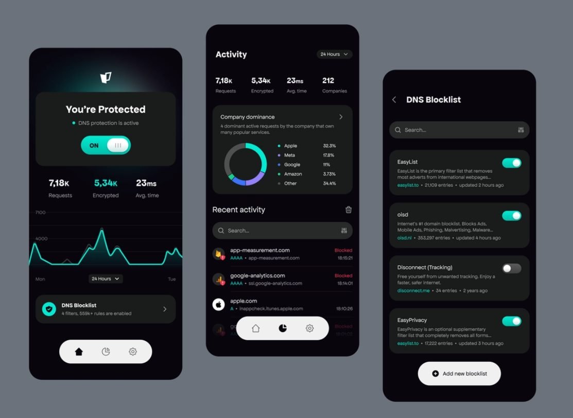 DNS Content Filtering iOS App